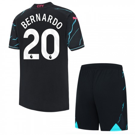 Maglia Manchester City Bernardo 20 Bambino Terza Divisa 2023-24 Maglia Manchester City Bernardo 20 Bambino Terza Divisa 2023-24